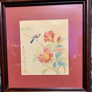 Framed Japanese Painting